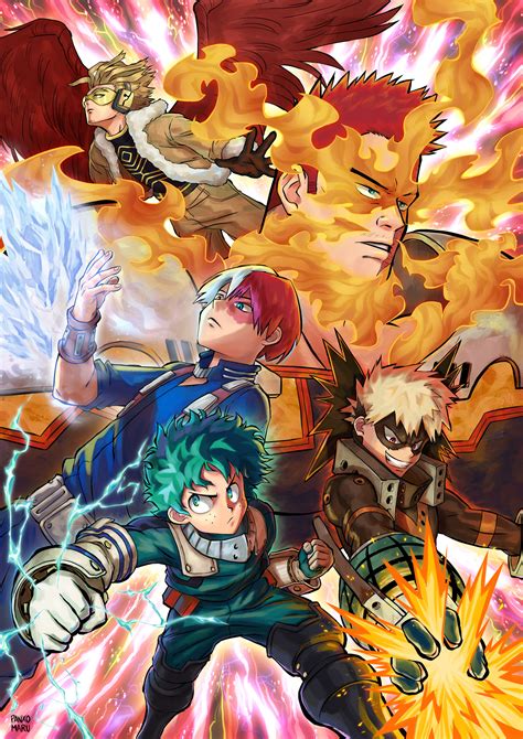 boku no hero academia poster|More.